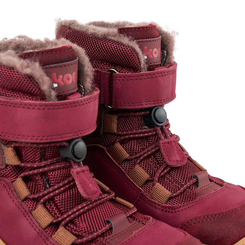 Robuster Barfuß-Winterstiefel mit Schafwollfutter