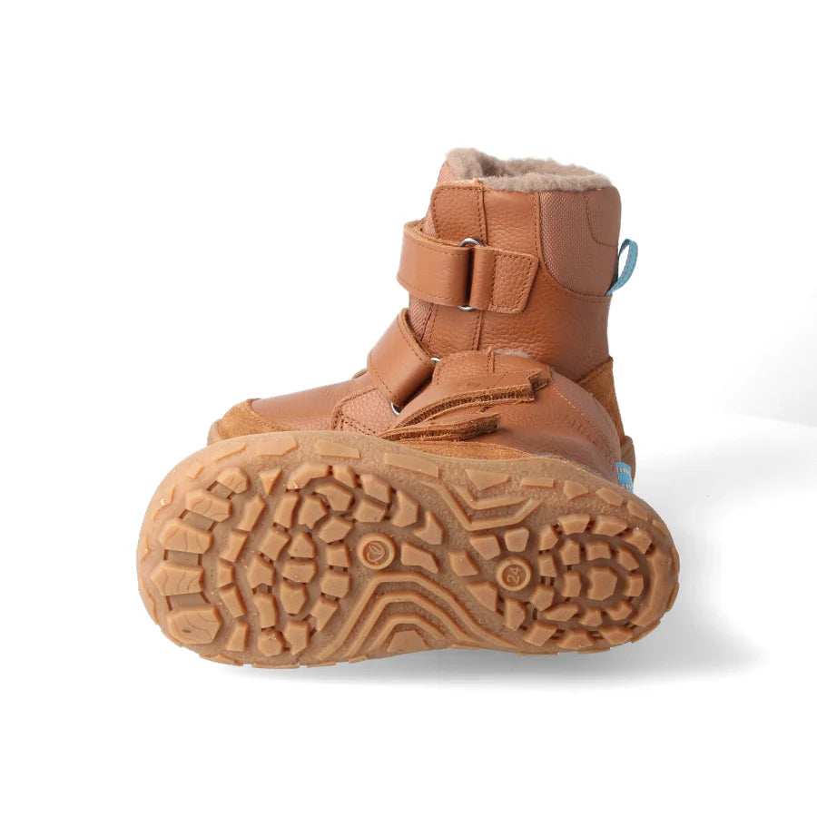 Blifestyle PolarfuchsStyle Tex Haselnuss - wasserfeste Barfußschuhe Kinder, Sohle