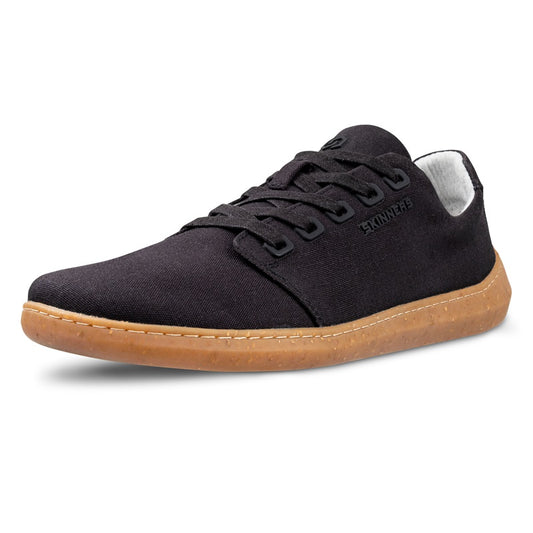 Skinners Wanderer II True Black Barfuß Sneaker