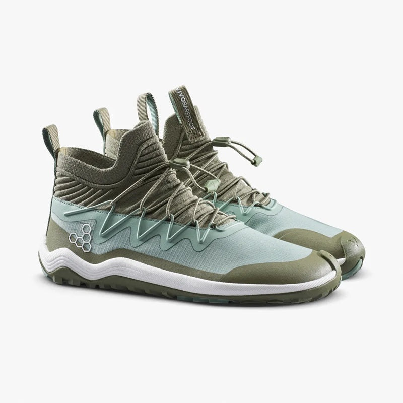 Vivobarefoot Primus Trail Flow Mid II Glacial Green