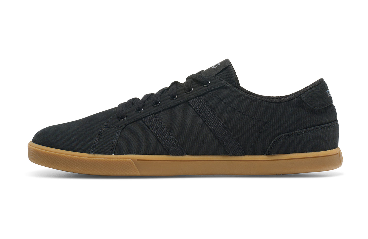 XERO SHOES Dillon Canvas Men Black / Gum – klassischer Barfuß-Sneaker aus Baumwolle