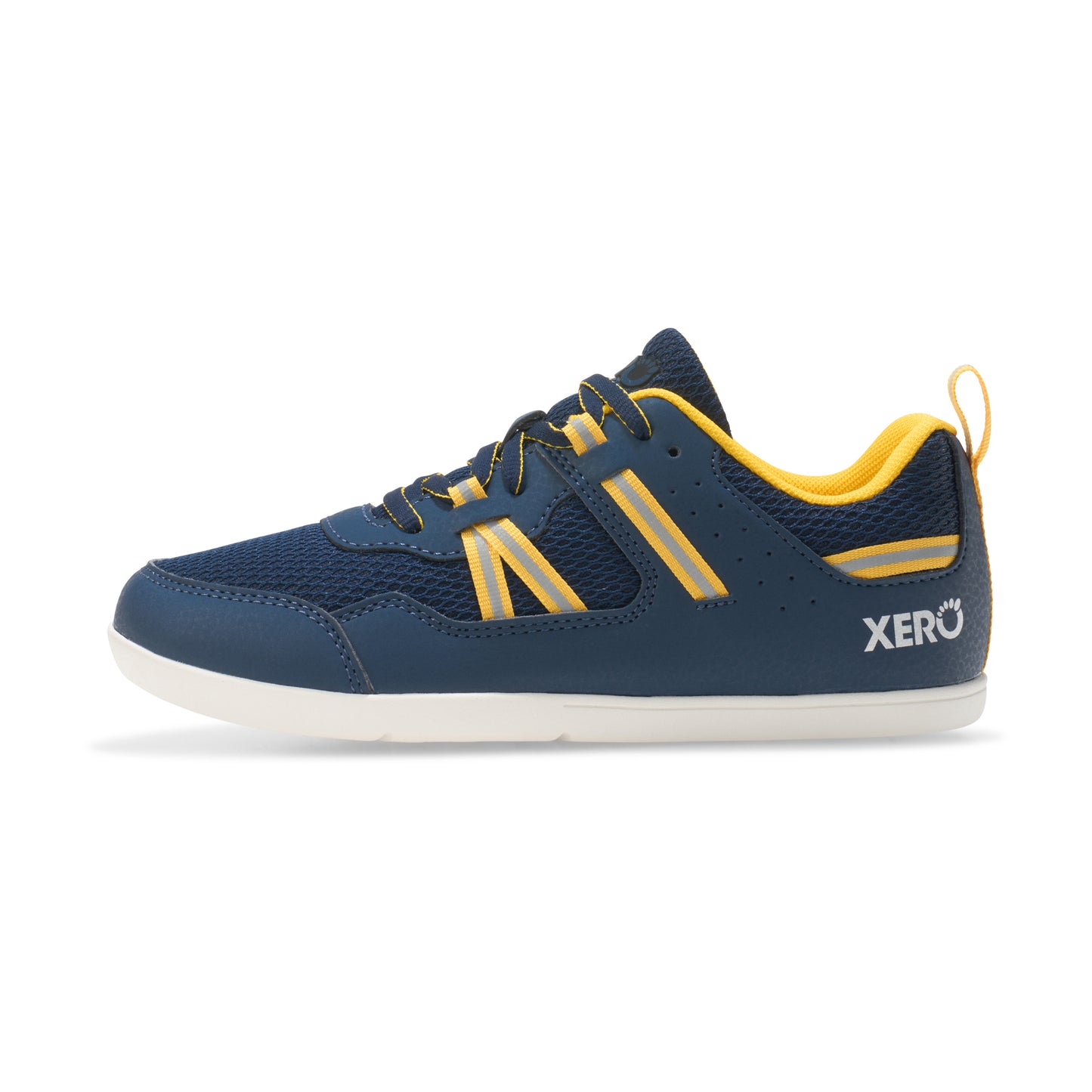 XERO SHOES Prio Big Kids Dress Blues / Spectra Yellow – Barfußschuh für aktive Kinder