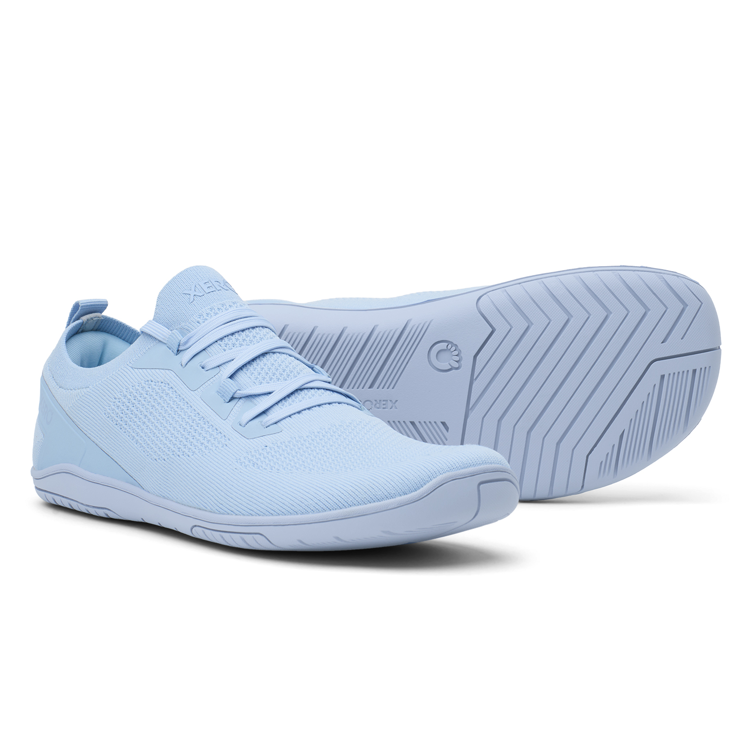 Xero Shoes Nexus Knit Sky Blue Barfuß-Sneaker aus 3D-Strick