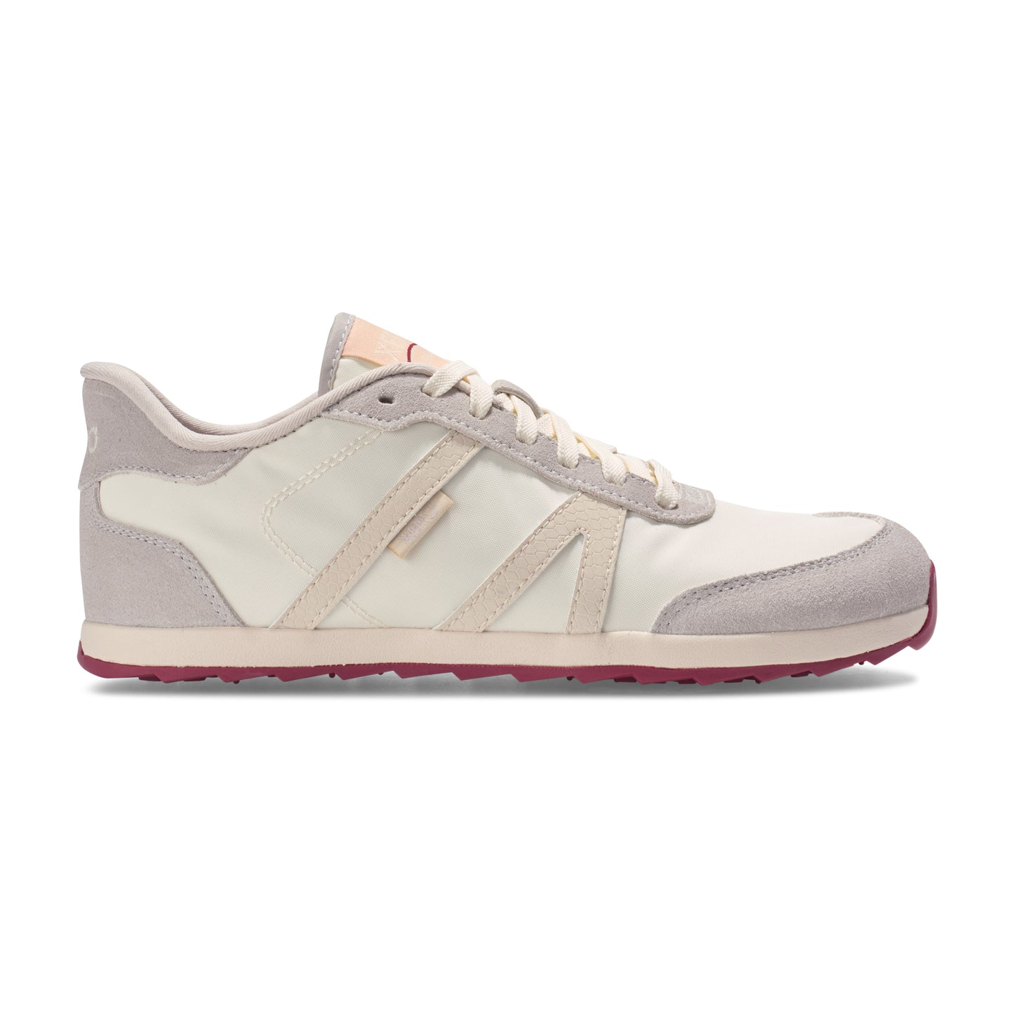 XERO SHOES Wynn Tan / Pink Sand / Red – retro-inspirierter Barfuß-Sneaker